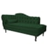 Kit Diva Recamier Juliana 140cm Lado Direito e 02 Poltronas Julia Suede Verde - Amarena Móveis