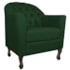 Kit Diva Recamier Juliana 140cm Lado Direito e 02 Poltronas Julia Suede Verde - Amarena Móveis