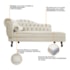 Kit Diva Recamier Juliana 160cm Lado Direito e 01 Poltrona Classic Suede Bege - Amarena Móveis
