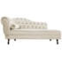 Kit Diva Recamier Juliana 160cm Lado Direito e 01 Poltrona Classic Suede Bege - Amarena Móveis