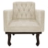 Kit Diva Recamier Juliana 160cm Lado Direito e 01 Poltrona Classic Suede Bege - Amarena Móveis