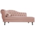 Kit Diva Recamier Juliana 160cm Lado Direito e 01 Poltrona Classic Suede Rosê - Amarena Móveis