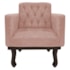 Kit Diva Recamier Juliana 160cm Lado Direito e 01 Poltrona Classic Suede Rosê - Amarena Móveis