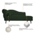 Kit Diva Recamier Juliana 160cm Lado Direito e 01 Poltrona Classic Suede Verde - Amarena Móveis