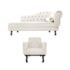 Kit Diva Recamier Juliana 160cm Lado Esquerdo e 01 Poltrona Classic Corano Bege - Amarena Móveis