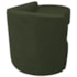 Kit Divã Recamier Orgânico França 140cm Lado Direito e 2 Poltronas Amore Linho Verde