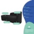 Kit Divã Recamier Orgânico França 140cm Lado Esquerdo e 2 Poltronas Amore Bouclé Preto
