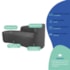 Kit Divã Recamier Orgânico França 140cm Lado Esquerdo e 2 Poltronas Amore Linho Cinza Escuro