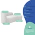 Kit Divã Recamier Orgânico França 160cm Lado Direito e 2 Poltronas Amore Bouclé Branco