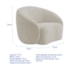 Kit Divã Recamier Orgânico França 160cm Lado Esquerdo e 2 Poltronas Amore Linho Bege