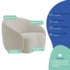 Kit Divã Recamier Orgânico França 160cm Lado Esquerdo e 2 Poltronas Amore Linho Bege
