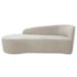 Kit Divã Recamier Orgânico França 160cm Lado Esquerdo e 2 Poltronas Amore Linho Bege