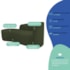 Kit Divã Recamier Orgânico França 160cm Lado Esquerdo e 2 Poltronas Amore Linho Verde