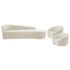 Kit Divã Recamier Orgânico França 180cm Lado Direito e 2 Poltronas Amore Bouclé Bege
