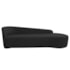 Kit Divã Recamier Orgânico França 180cm Lado Direito e 2 Poltronas Amore Bouclé Preto