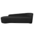 Kit Divã Recamier Orgânico França 180cm Lado Esquerdo e 2 Poltronas Amore Bouclé Preto