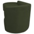 Kit Divã Recamier Orgânico França 180cm Lado Esquerdo e 2 Poltronas Amore Linho Verde