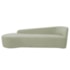 Kit Divã Recamier Orgânico França 200cm Lado Esquerdo e 2 Poltronas Amore Bouclé Verde Oliva