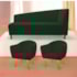 Kit Diva Recamier Valéria 140cm Lado Esquerdo e 02 Poltronas Dandara Suede Verde - Amarena Móveis