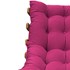Kit Poltrona e Puff Costela Base Fixa Suede Pink - Amarena Móveis