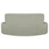Kit Recamier Curvo Amsterdã 120cm e 2 Poltronas Amore Luxo Bouclê Verde Oliva