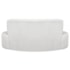 Kit Recamier Curvo Amsterdã 120cm e Poltrona Amore Luxo Bouclê Branco