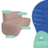 Kit Recamier Curvo Amsterdã 120cm e Poltrona Amore Luxo Linho Rose