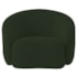 Kit Recamier Curvo Amsterdã 120cm e Poltrona Amore Luxo Linho Verde