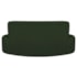 Kit Recamier Curvo Amsterdã 120cm e Poltrona Amore Luxo Linho Verde