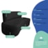 Kit Recamier Curvo Amsterdã 160cm e Poltrona Amore Luxo Linho Preto