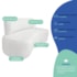 Kit Recamier Curvo Amsterdã 180cm e 2 Poltronas Amore Luxo Bouclé Branco
