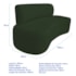 Kit Recamier Curvo Amsterdã 180cm e Poltrona Amore Luxo Linho Verde