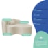 Kit Recamier Curvo Sala de Estar Inglaterra 150cm Lado Direito e 2 Poltronas Orgânica Luxo Amore Bouclé Bege