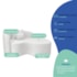 Kit Recamier Curvo Sala de Estar Inglaterra 150cm Lado Direito e 2 Poltronas Orgânica Luxo Amore Bouclé Branco
