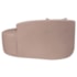 Kit Recamier Curvo Sala de Estar Inglaterra 150cm Lado Direito e Poltrona Orgânica Luxo Amore Linho Rose