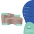 Kit Recamier Curvo Sala de Estar Inglaterra 150cm Lado Direito e Poltrona Orgânica Luxo Amore Linho Rose