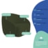 Kit Recamier Curvo Sala de Estar Inglaterra 150cm Lado Direito e Poltrona Orgânica Luxo Amore Linho Verde