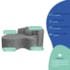 Kit Recamier Curvo Sala de Estar Inglaterra 150cm Lado Esquerdo e 2 Poltronas Orgânica Luxo Luiza Max Bouclé Cinza