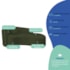 Kit Recamier Curvo Sala de Estar Inglaterra 180cm Lado Direito e 2 Poltronas Orgânica Luxo Amore Linho Verde