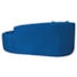 Kit Recamier Curvo Sala de Estar Inglaterra 180cm Lado Direito e Poltrona Orgânica Luxo Amore Linho Azul Royal