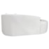 Kit Recamier Curvo Sala de Estar Inglaterra 180cm Lado Esquerdo e 2 Poltronas Orgânica Luxo Amore Bouclé Branco