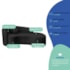 Kit Recamier Curvo Sala de Estar Inglaterra 200cm Lado Esquerdo Poltrona Orgânica Luxo Amore Linho Preto