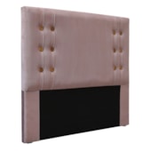 Kit Recamier e Cabeceira Santorini SPZ 160cm Veludo Lilás