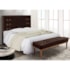 Kit Recamier e Cabeceira Santorini SPZ 195cm Suede Marrom