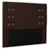 Kit Recamier e Cabeceira Santorini SPZ 195cm Suede Marrom