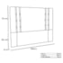 Kit Recamier e Cabeceira Santorini SPZ 195cm Veludo Marrom