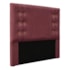 Kit Recamier e Cabeceira Santorini SPZ 195cm Veludo Vinho