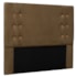 Kit Recamier e Cabeceira Santorini SPZ 90cm Suede Caramelo