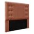 Kit Recamier e Cabeceira Santorini SPZ 90cm Veludo Cobre
