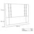 Kit Recamier e Cabeceira Santorini SPZ 90cm Veludo Marrom